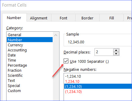 How To Add A Thousands Separator Excelnotes Riset