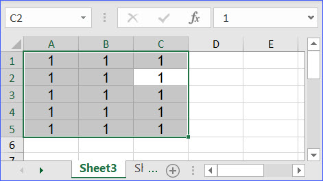 what is the equivalent of shift+space in excel for mac