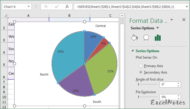 How to Make Pie Chart with Labels both Inside and Outside - ExcelNotes