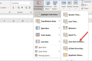 How to Highlight Cells that Contain a Text String