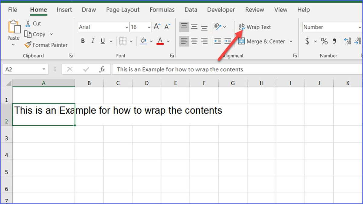 How to Wrap Text in Excel ExcelNotes