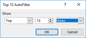 How to Filter a Data Range to Have Top 10 Values - ExcelNotes