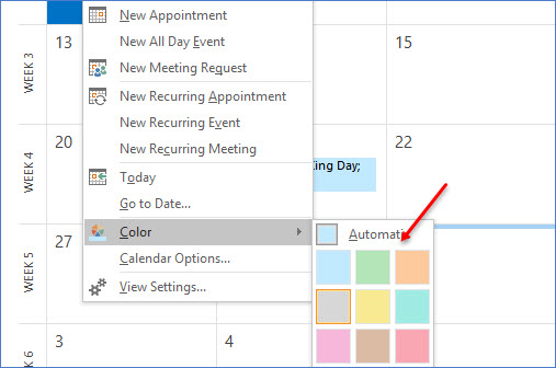 How To Change The Color Of Your Outlook Calendar ExcelNotes
