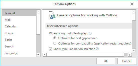 how to change message color in outlook