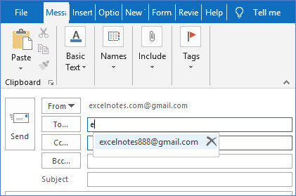 How to Delete an Address from the Outlook Auto-Complete List - ExcelNotes