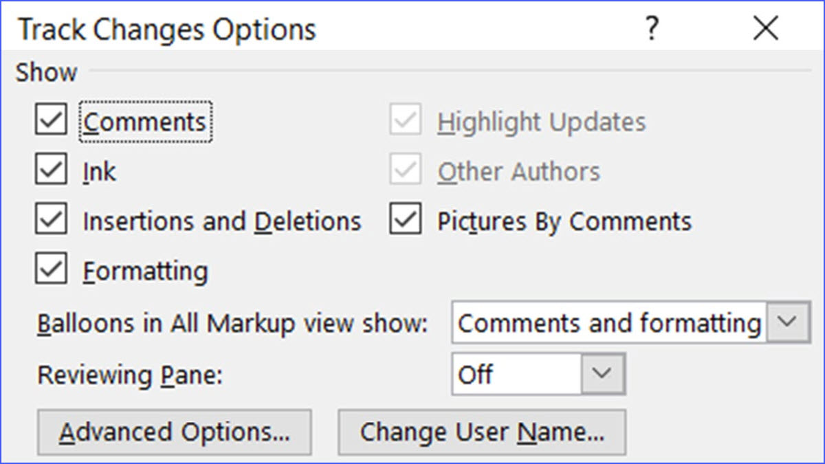 how to change comment color in word