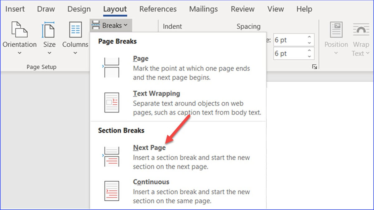 How To Insert A Header Only On One Page In Word