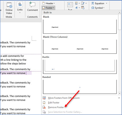 How to Add a Header and Footer in Word - ExcelNotes