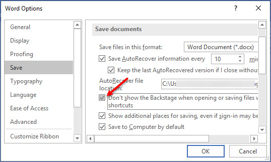 increase frequency of autosave in word for mac