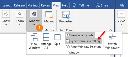 How to Compare Word Document Side by Side - ExcelNotes