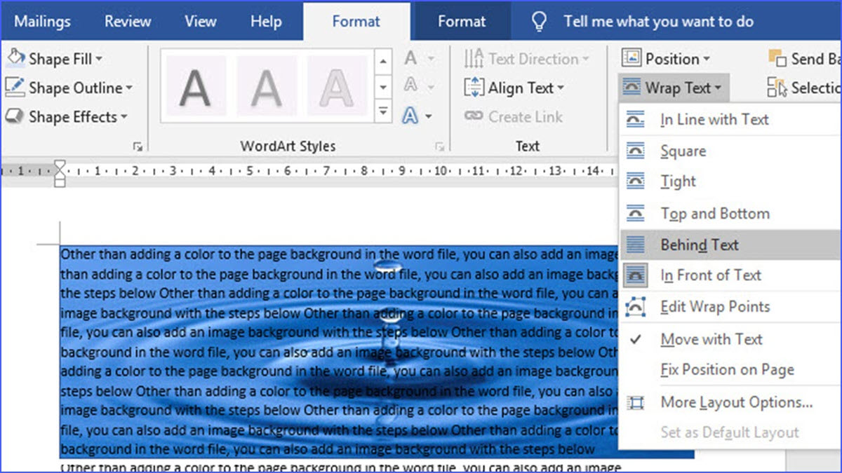 How to Add a Picture Background to a Paragraph in Word - ExcelNotes