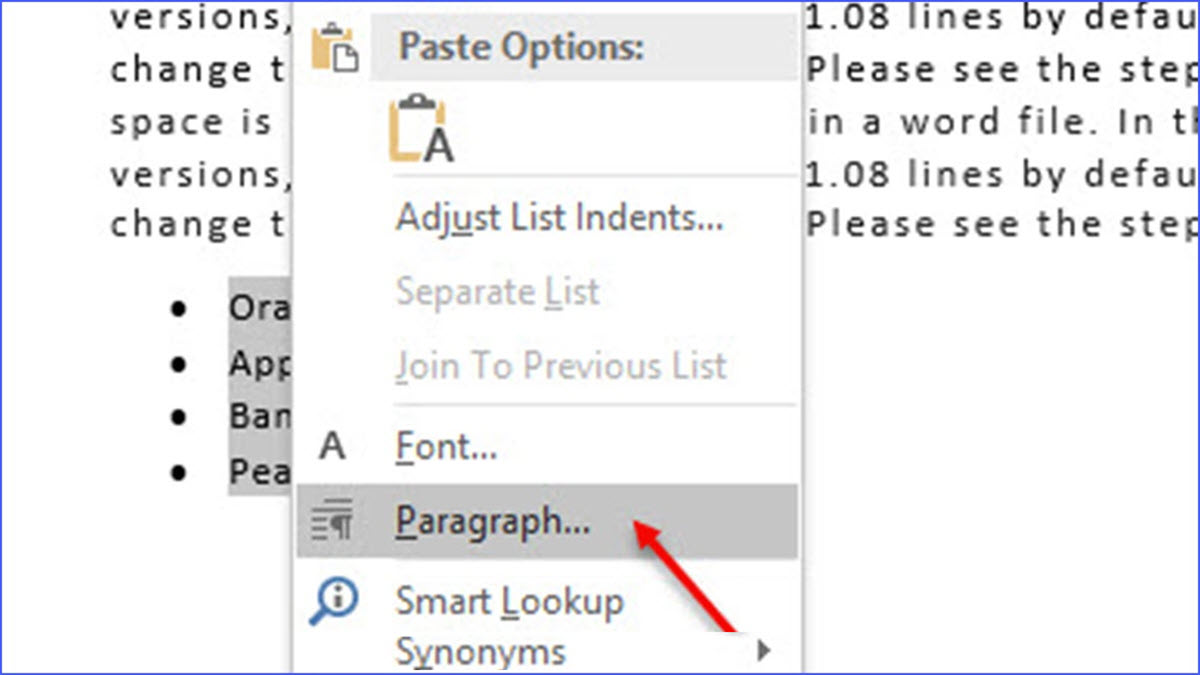 reducing spacing between lines in word