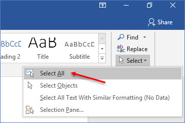 word remove space between lines in an address