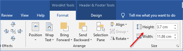 How to Change the Size of the Watermark in Word - ExcelNotes