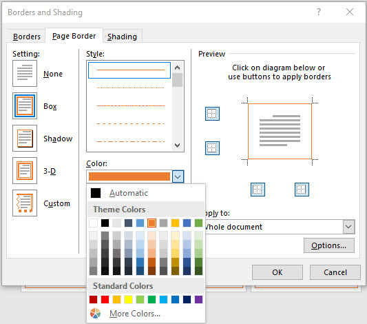 colorful borders for microsoft word