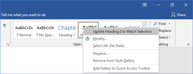 How to Create a Table of Contents in Word - ExcelNotes