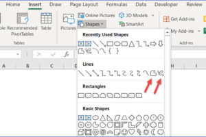 How to Draw a Customized Shape in Excel