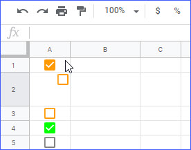 how to insert checkbox in google sheets