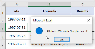 ctrl h excel