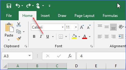 excel 2016 select visible cells icon