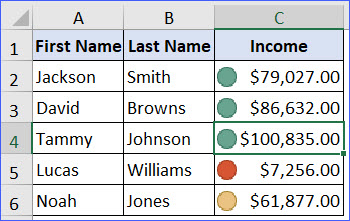 How to Sort a Data Range by Cell Icon - ExcelNotes