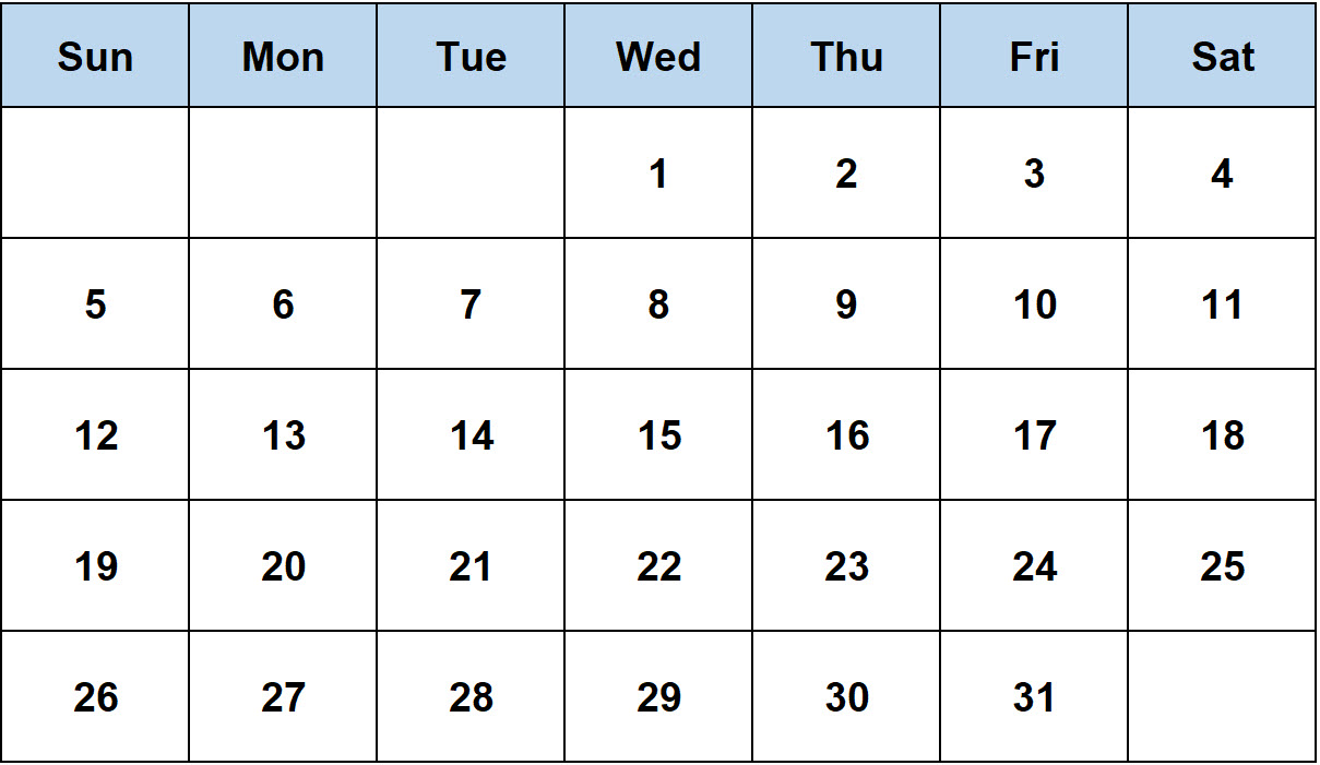 How Many Days In January 2020 ExcelNotes