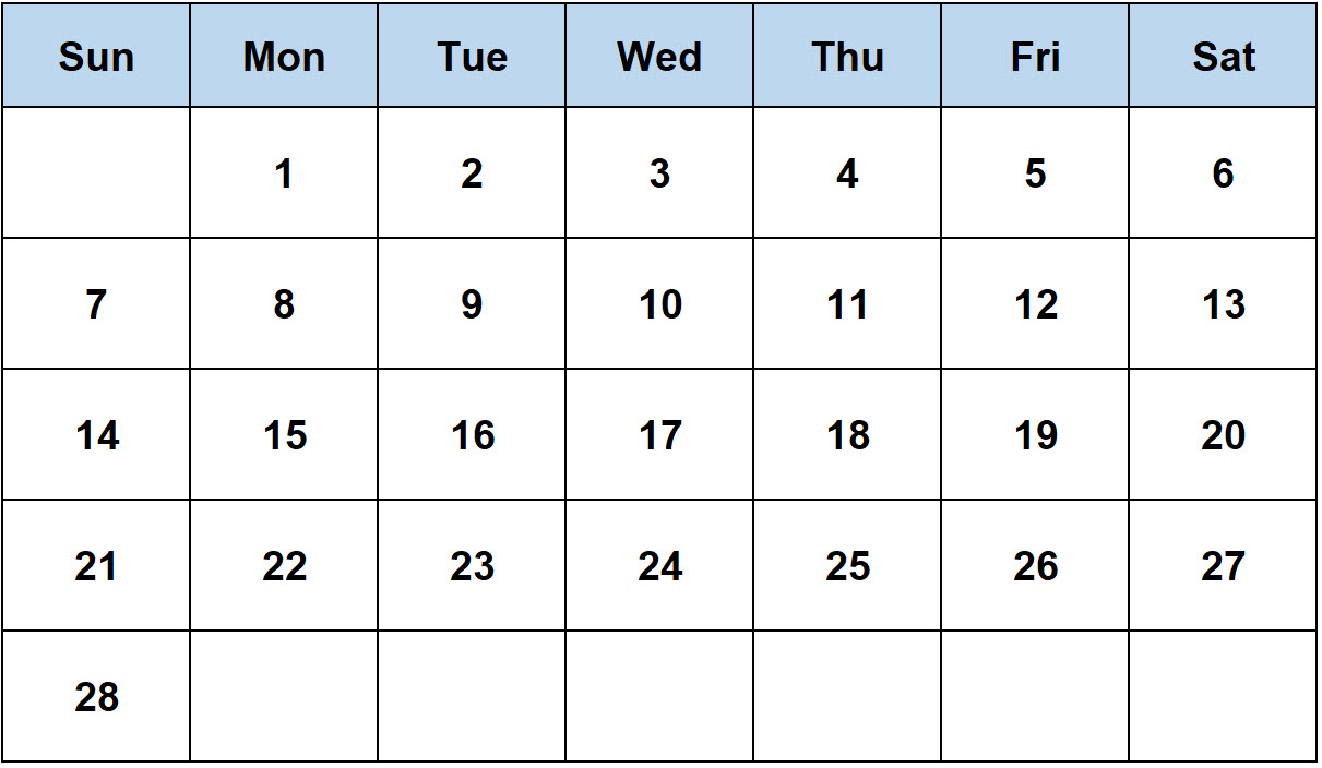 How Many Days In February 2021 ExcelNotes