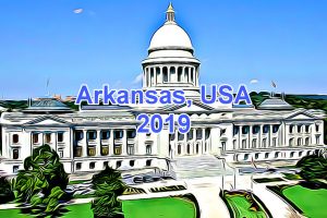 Working Days in Arkansas, USA in 2019