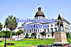 Working Days in South Carolina, USA in 2019