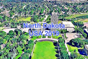 Working Days in North Dakota, USA in 2019