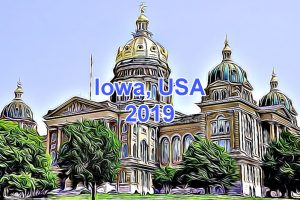 Working Days in Iowa, USA in 2019