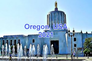 Working Days in Oregon, USA in 2021