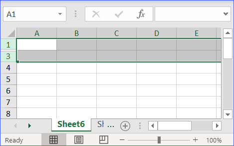 Ctrl+Shift+9: Unhide the Selected Rows - ExcelNotes