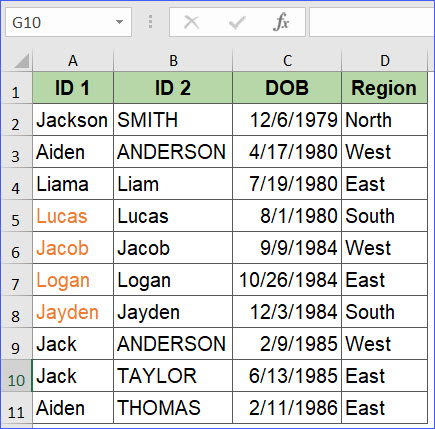 compare two columns in excel for duplicates compare two columns in excel for duplicates