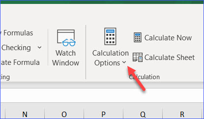 Change Calculation To Manual In Excel