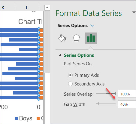 How to Make a Side by Side Comparison Bar Chart - ExcelNotes