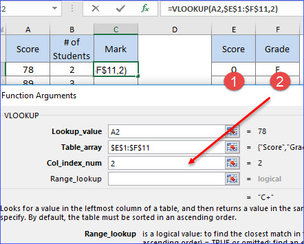 How to Use VLOOKUP Approximate Match - ExcelNotes