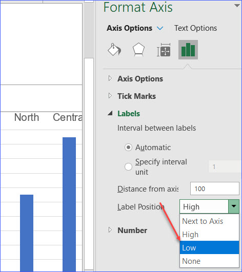 edit the horizontal category axis in excel for mac 2106