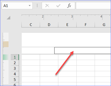 excel add page numbers in cell