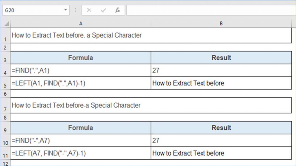 how-to-extract-text-before-a-special-character-excelnotes