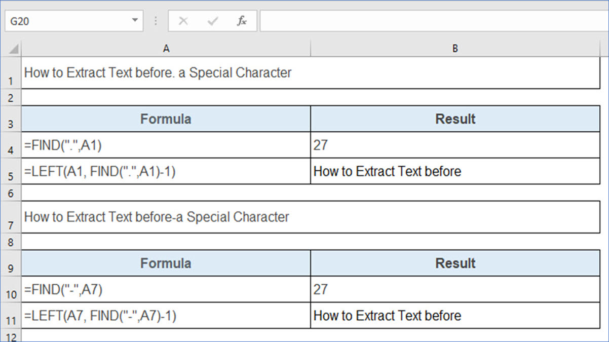 how-to-extract-text-before-a-special-character-excelnotes