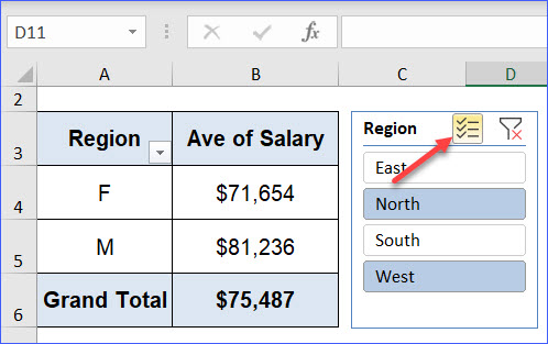 How to Use Pivot Table Slicers - ExcelNotes