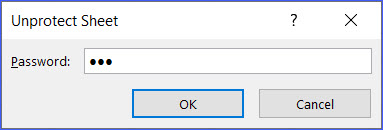 How to Unprotect a Worksheet with Password - ExcelNotes