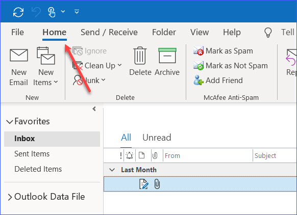 how to set up folders in outlook