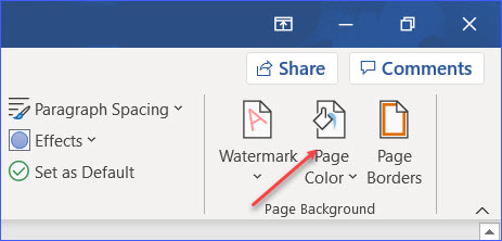 change color of comments in word