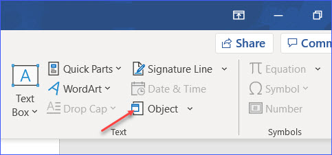 How To Add PDF As An Attachment In Word - ExcelNotes