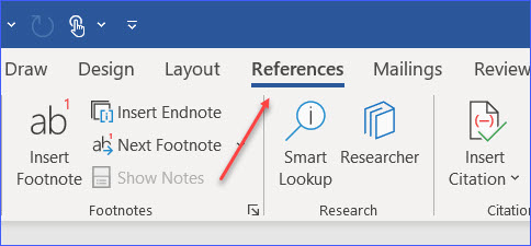 how to renumber footnotes in a new section in word