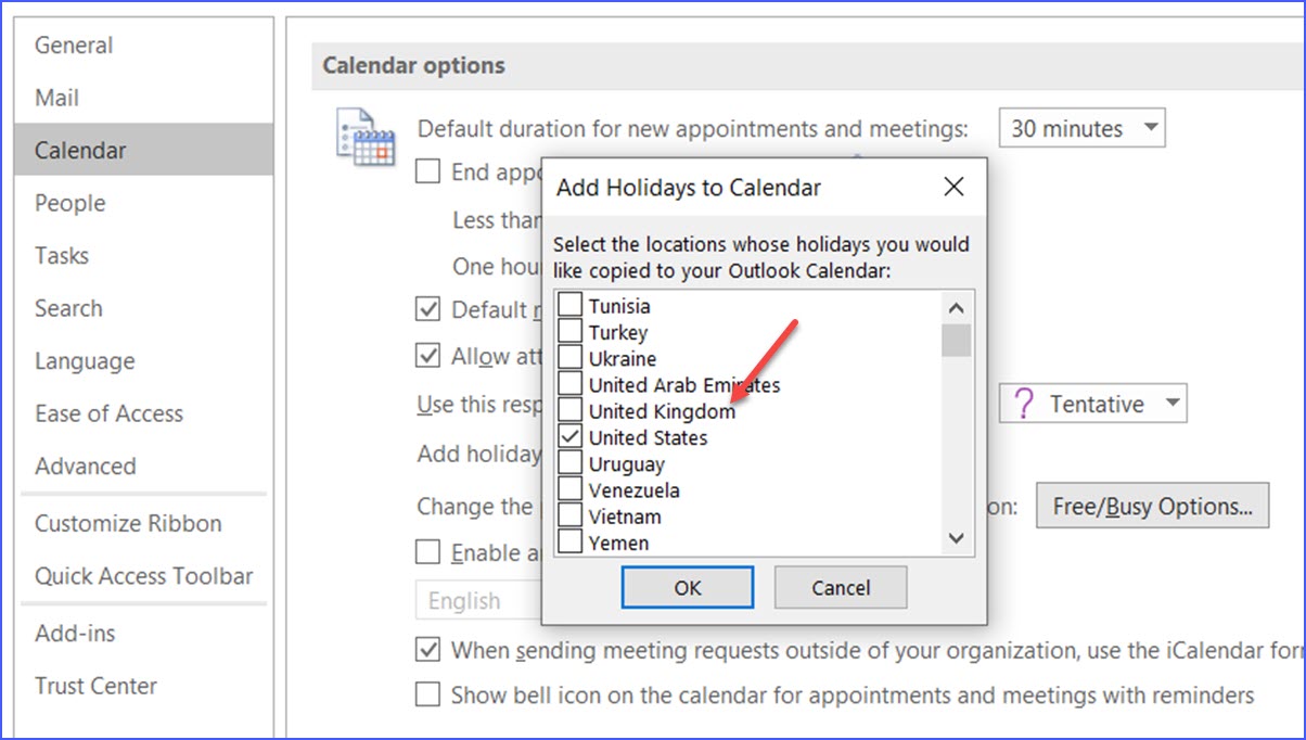 How to Add Holidays to Calendar in Outlook ExcelNotes