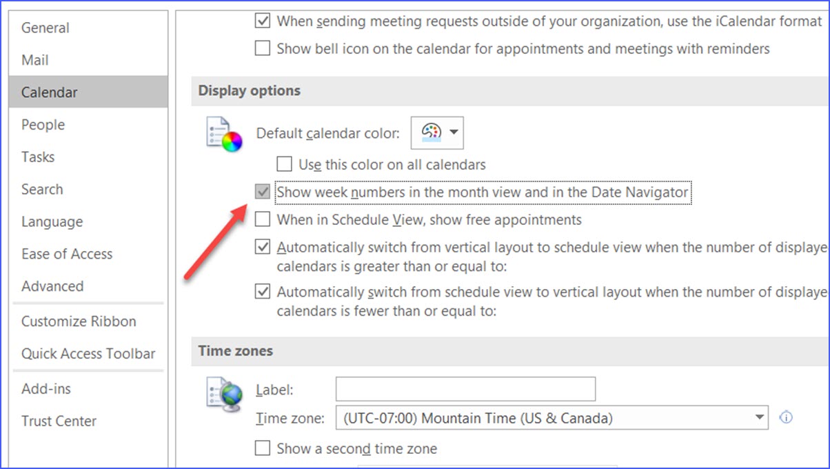 How to Add Week Number in Calendar in Outlook ExcelNotes