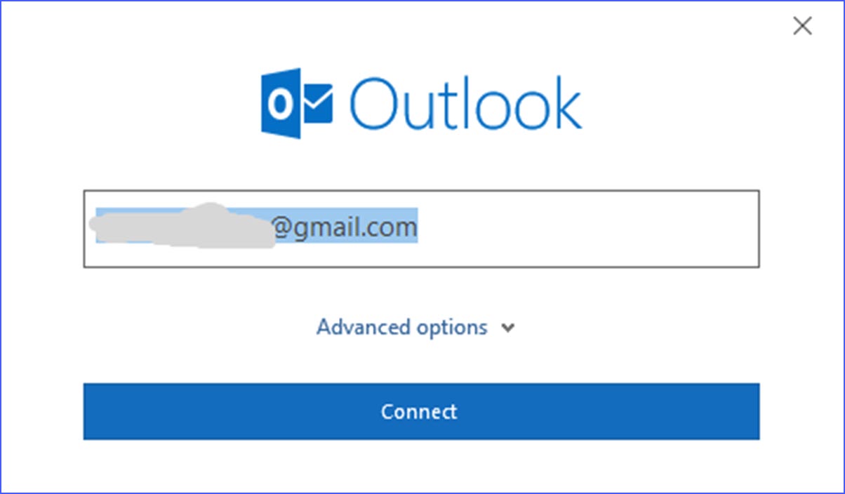 add gmail account to outlook 2010